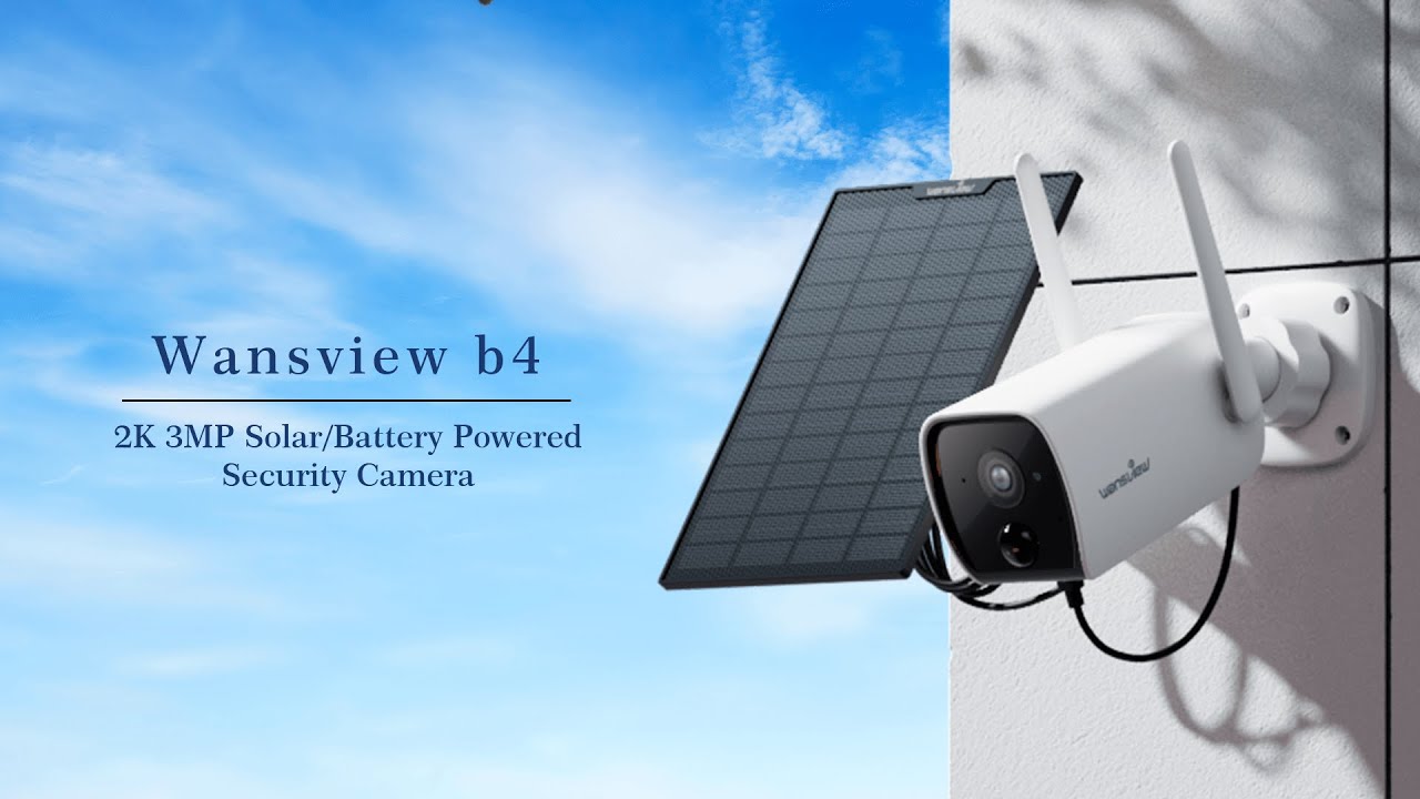 Wansview B4 2K 3MP Battery Solar WIFI Camera Review- Unboxing, Install,  Testing from allcheckout 