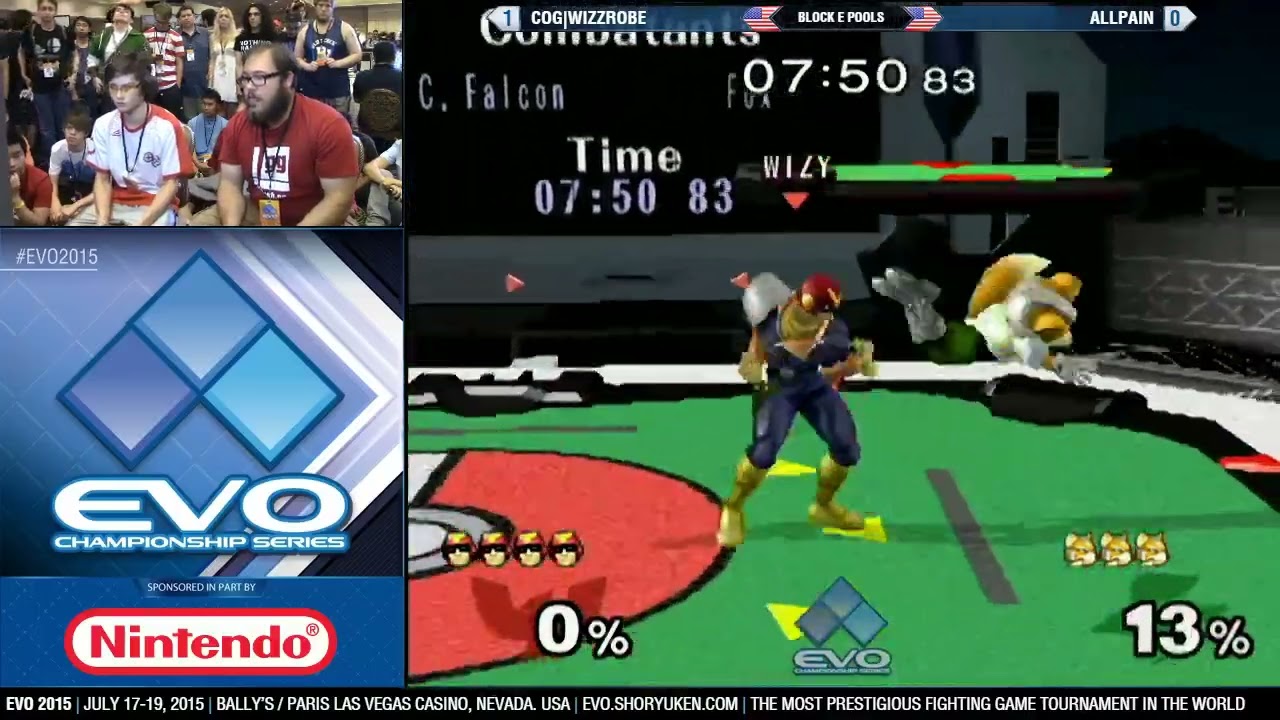 EVO 2015 SSBM: Wizzrobe vs. Allpain Pools