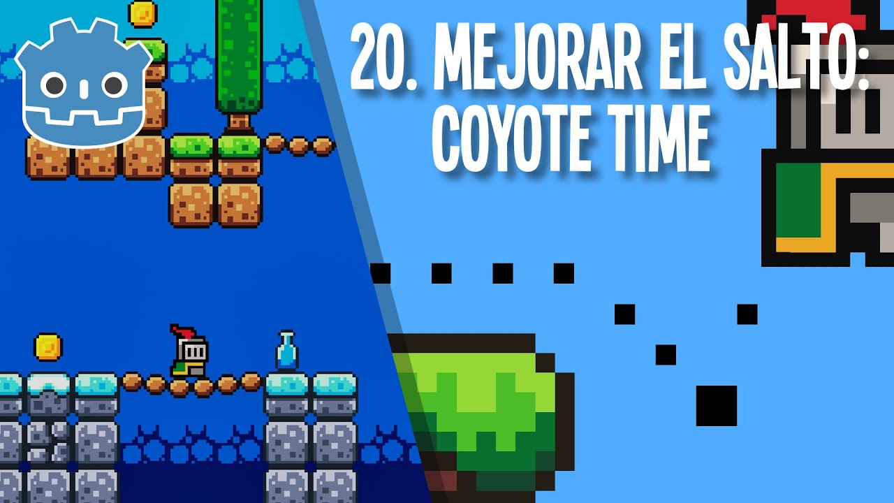 20. Mejorar el salto: Coyote Time. Plataformas 2D con Godot. - YouTube
