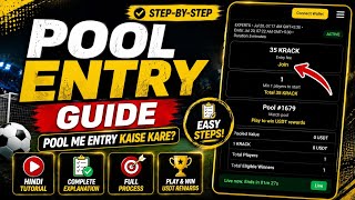 Krack Free Kick Pool Entry Guide | Pool Me Entry Kaise Kare? | Complete Tutorial (Hindi) screenshot 5