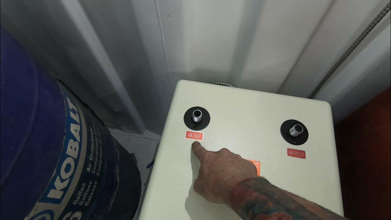 Compressor Upgrade, Harbor Freight compressed air dryer install (still