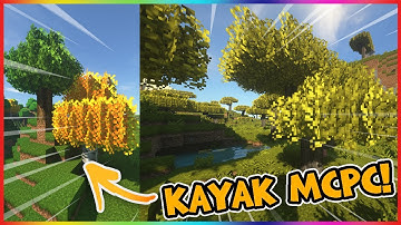 TEXTUREPACK INI MEMBUAT DAUN MCPE JADI KAYAK MCPC...!