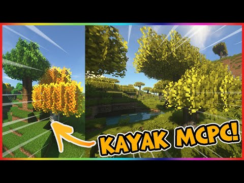 TEXTUREPACK INI MEMBUAT DAUN MCPE JADI KAYAK MCPC...!