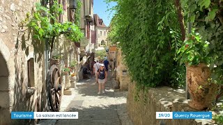 Lot :  Saint-Cirq-Lapopie, la saison touristique est lance