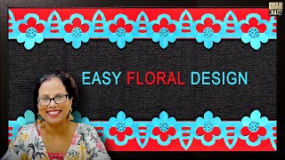 Information An Easy FLORAL Design for Bulletin Board Border | School | Office | Small Board | 5-Min. | DIY Update