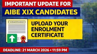 How To Upload Enrollment Certificate For AIBE XIX Undertaking / Step By Step Guide
