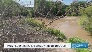 River flow rising after months of drought