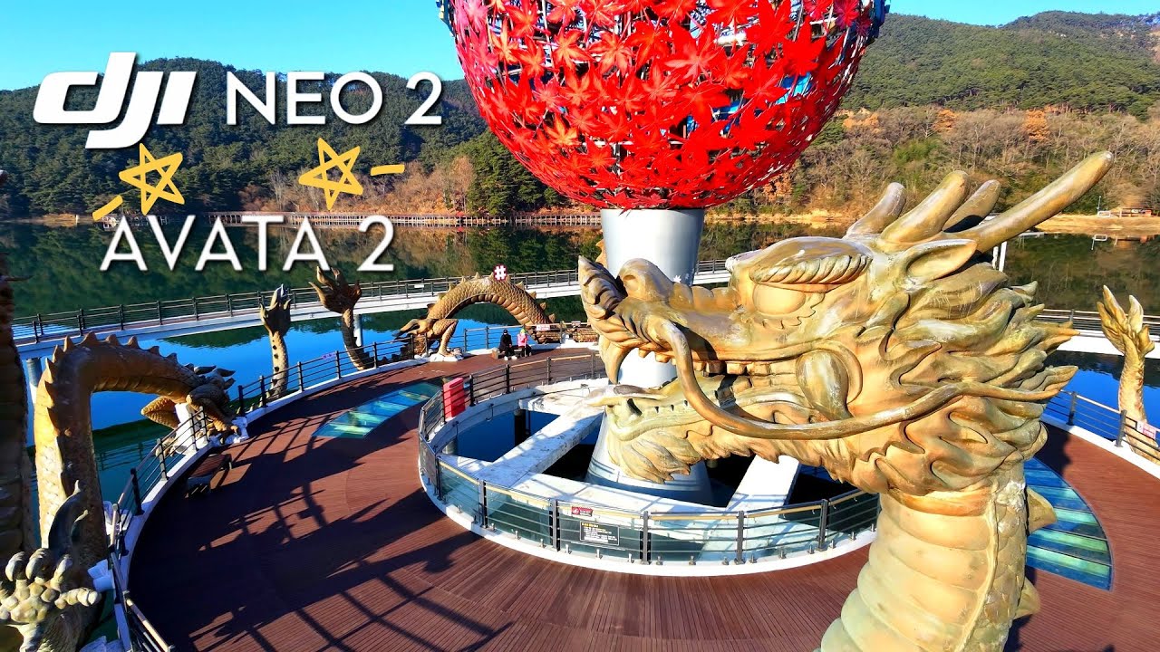 DJI 네오2 시네마틱 ㅣ 용세마리  미르샘  ㅣ 보정없는 원본영상 ㅣ정읍 용산호 미르샘다리 ㅣ 아바타2