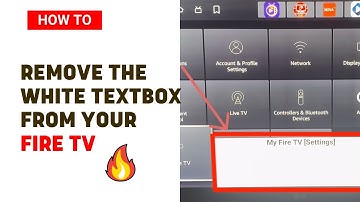 How to Remove the White Box from your FireTv Screen | Remove white Box from TV screen