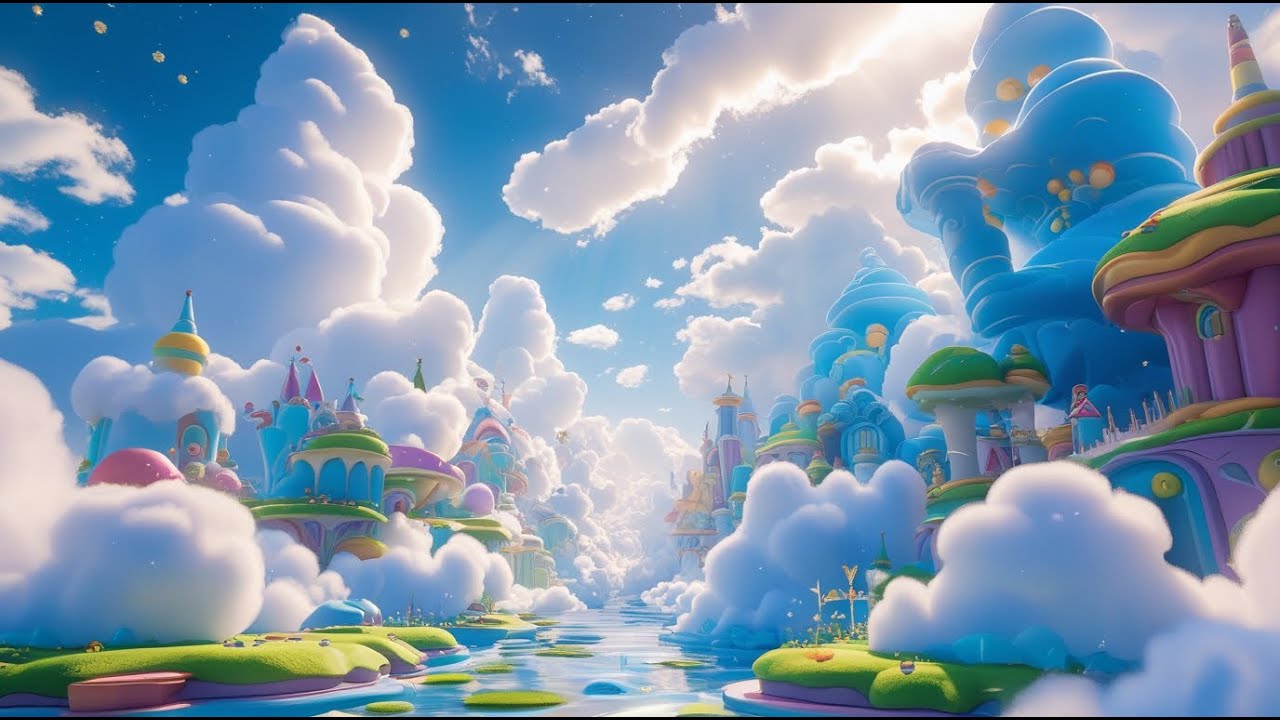 A Cloud Begins to Paint the Endless Sky | Magical Kids Rhyme | Rhyme Land