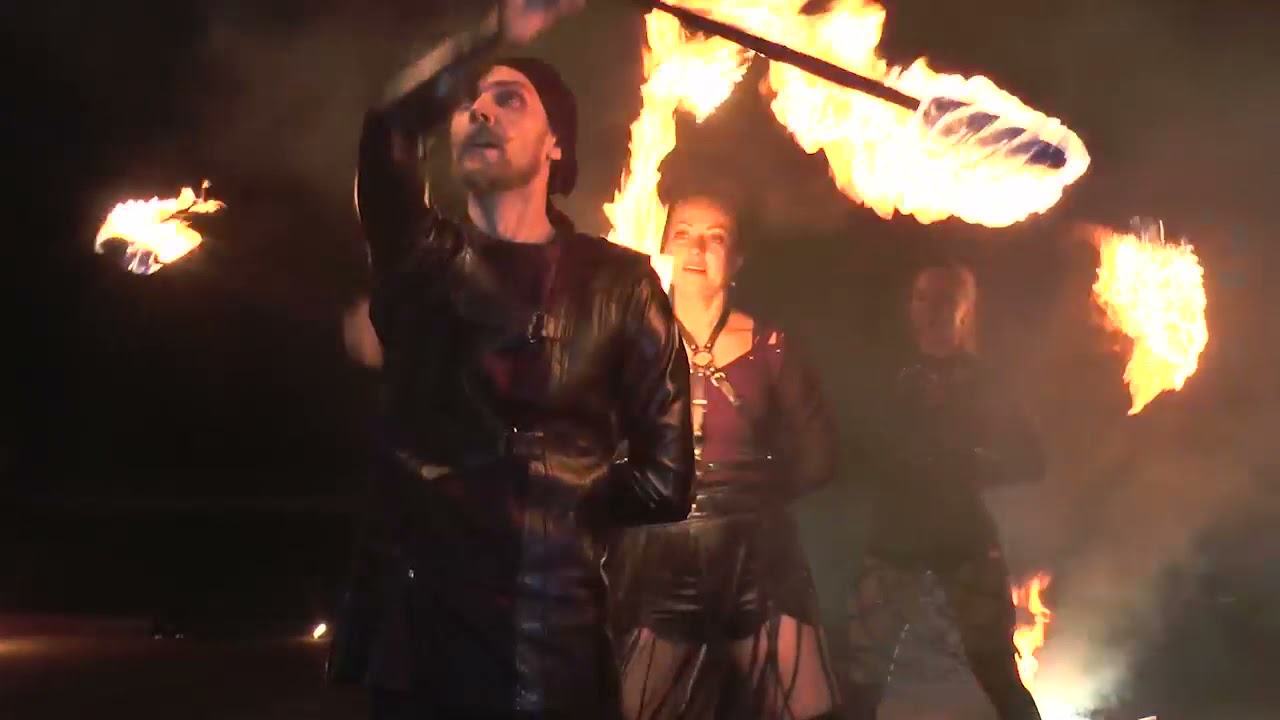 WI-FIRE Family выступление в городе Слуцк Фаер шоу Барановичи 16-10-21