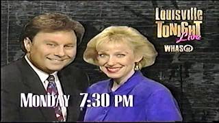 Louisville Tonight Live WHAS11 Louisville KY Early 90s Promo