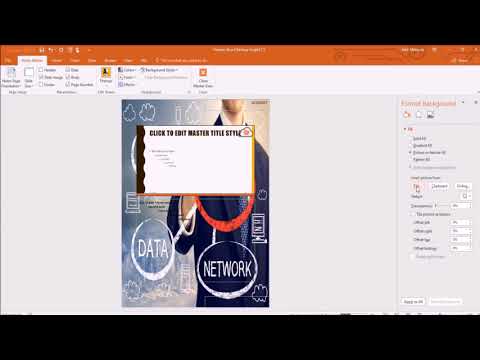 How to view a presentation in Notes Master View in Microsoft PowerPoint 2016?