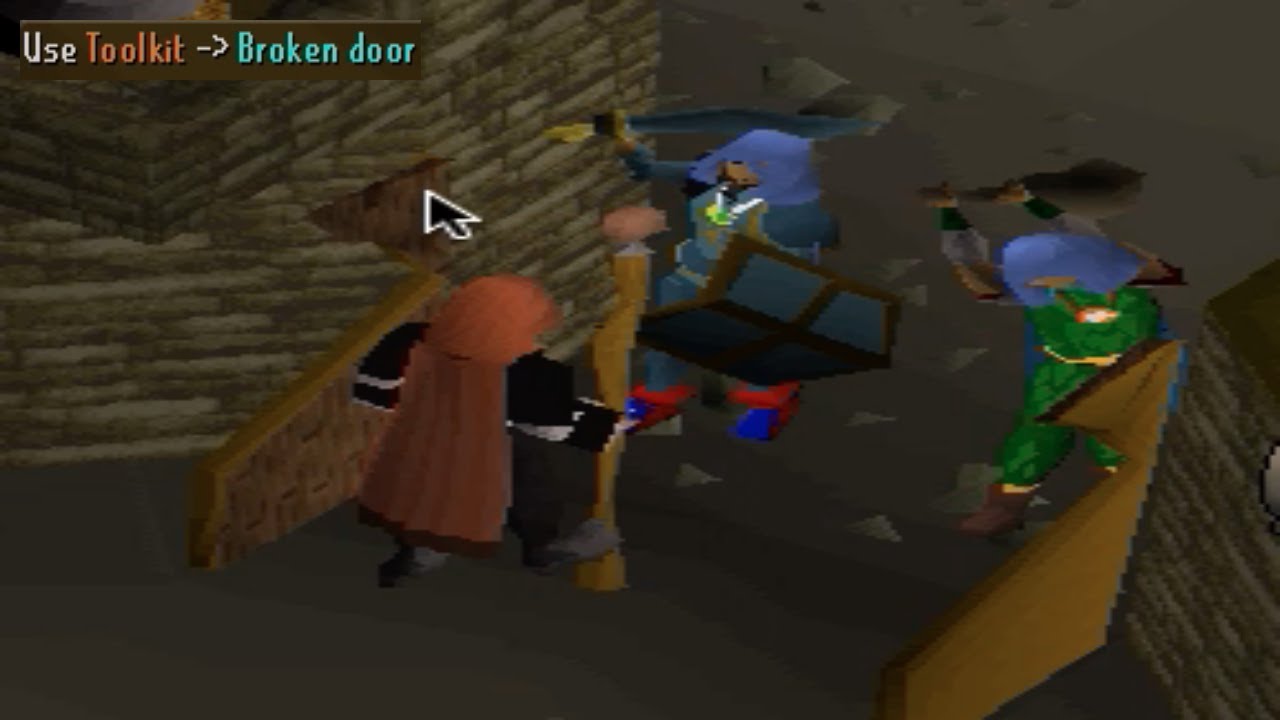 Repairing The Double Doors | F2P Castle Wars (OSRS)