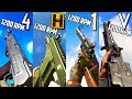 Playing with the FASTEST Rate-of-Fire Guns in different Battlefield games... 2020