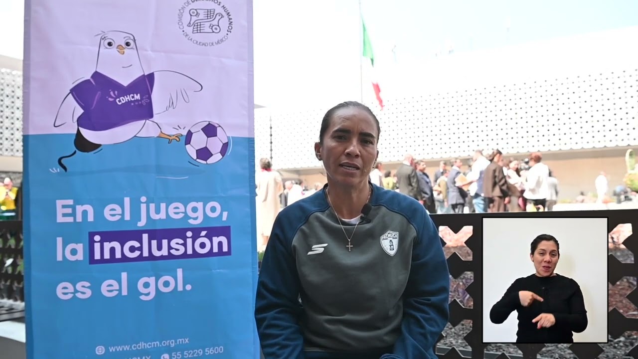 Entrevista a Mónica Ocampo, Club de Futbol Pachuca Femenil, Charlas "CDHCM Tu cancha de Derechos"