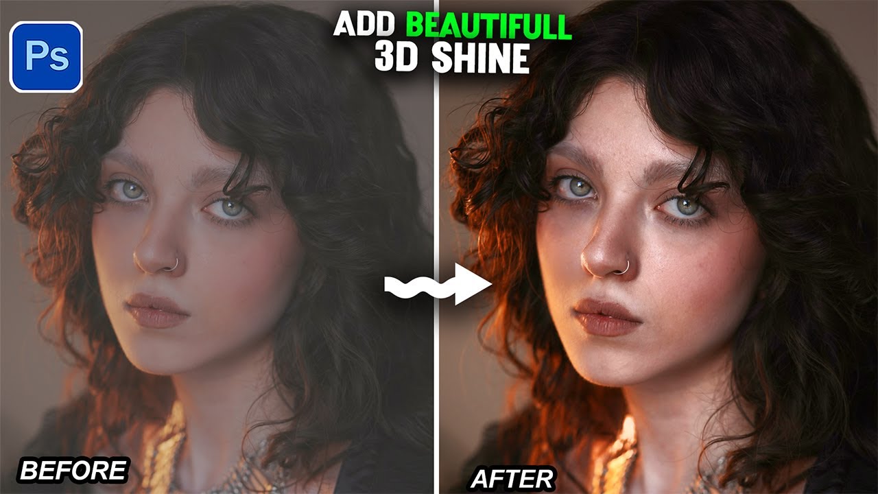 Two Layers That Instantly Add Realistic Skin Shine in Photoshop