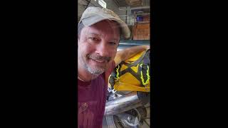 Creative solution to protect soft-sided motorcycle panniers from exhaust heat. screenshot 5