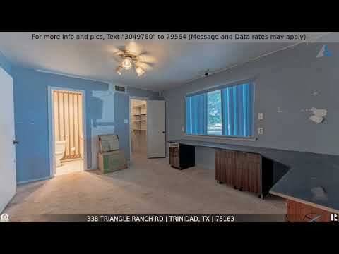 338 Triangle Ranch Rd, Trinidad, TX home video tour