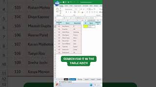 The VLOOKUP Hack Excel Pros Dont Talk About #ExcelTips #Hidden Features #ProTip