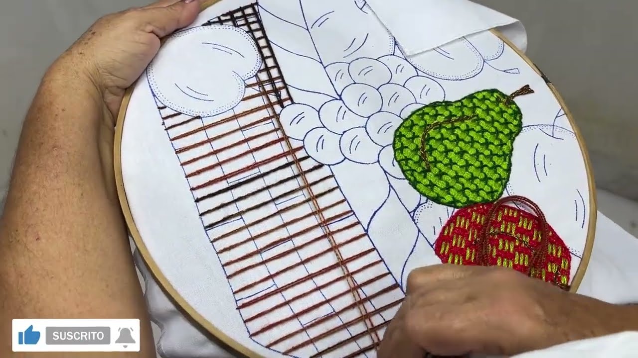 🩵Bordado de Canasta a Mano 🧺✨ | Ideal para Principiantes @BORDADOSFACILES 685