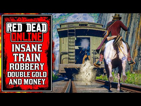 Red Dead Onlines Epic TRAIN HEIST Has DOUBLE GOLD & MONEY Payouts! (RDR2 New Update)