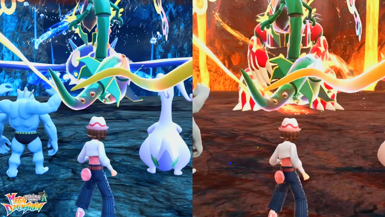 What if use Rayquaza early against, Kyogre's & Groudon Primal - Legends Z-A Mega Dimension