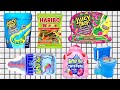 Satisfying ASMR Blue Juicy Drop Gummy Candy Jelly Food Challenge Mukbang Unboxing
