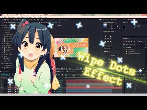 [AE/AMV] Wipe Dots Effect | Colorful style | Tutorial