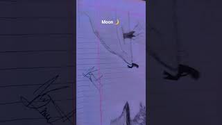 cute 😍 moon #drawing#newmusic