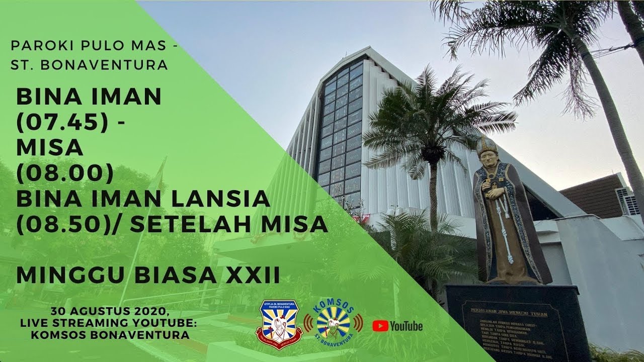 bina iman lansia paroki pulo mas