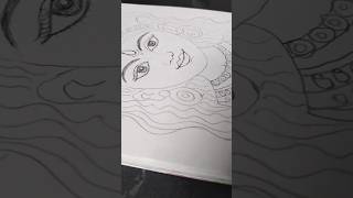 Mata Rani pencil drawing #shorts