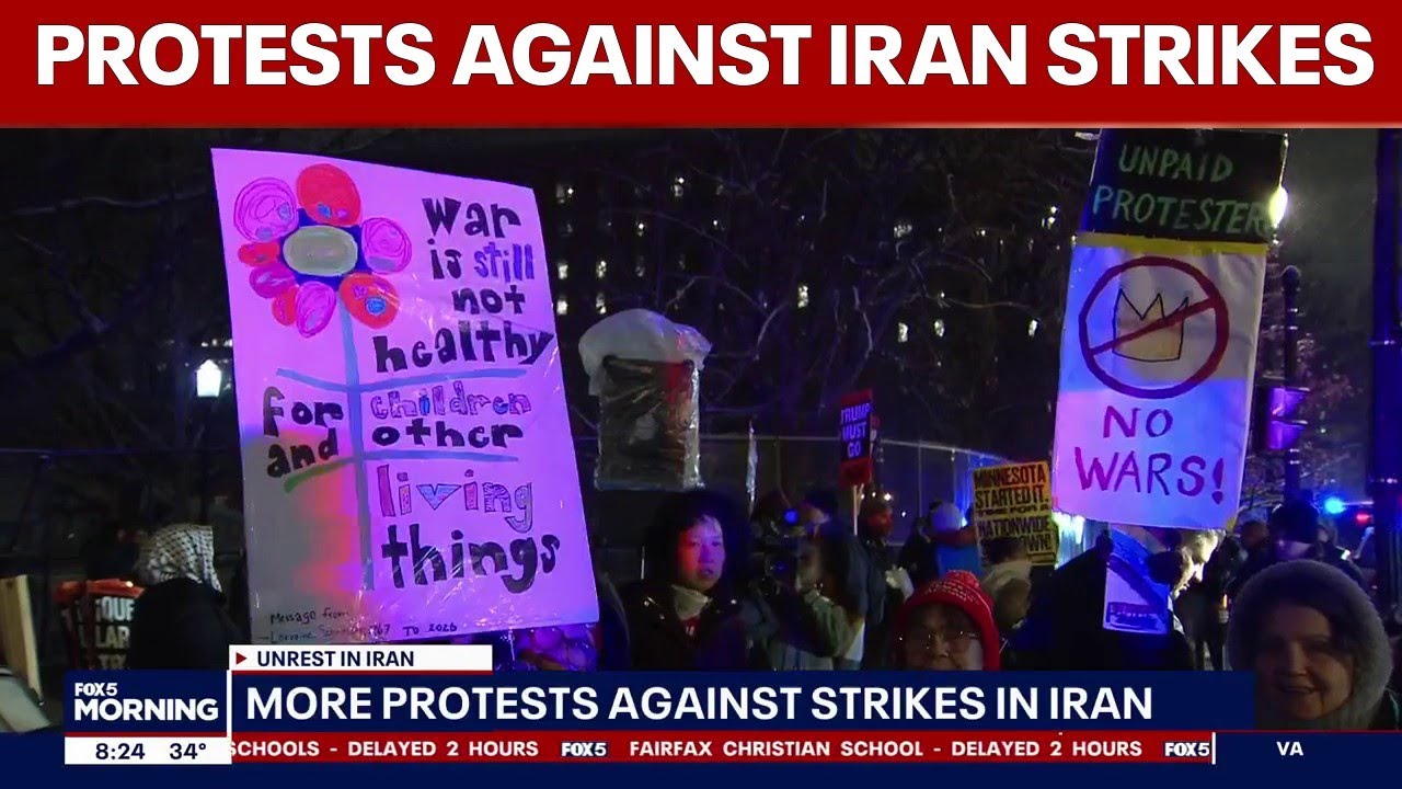 DC security ramps up as protests mount over Iran strikes