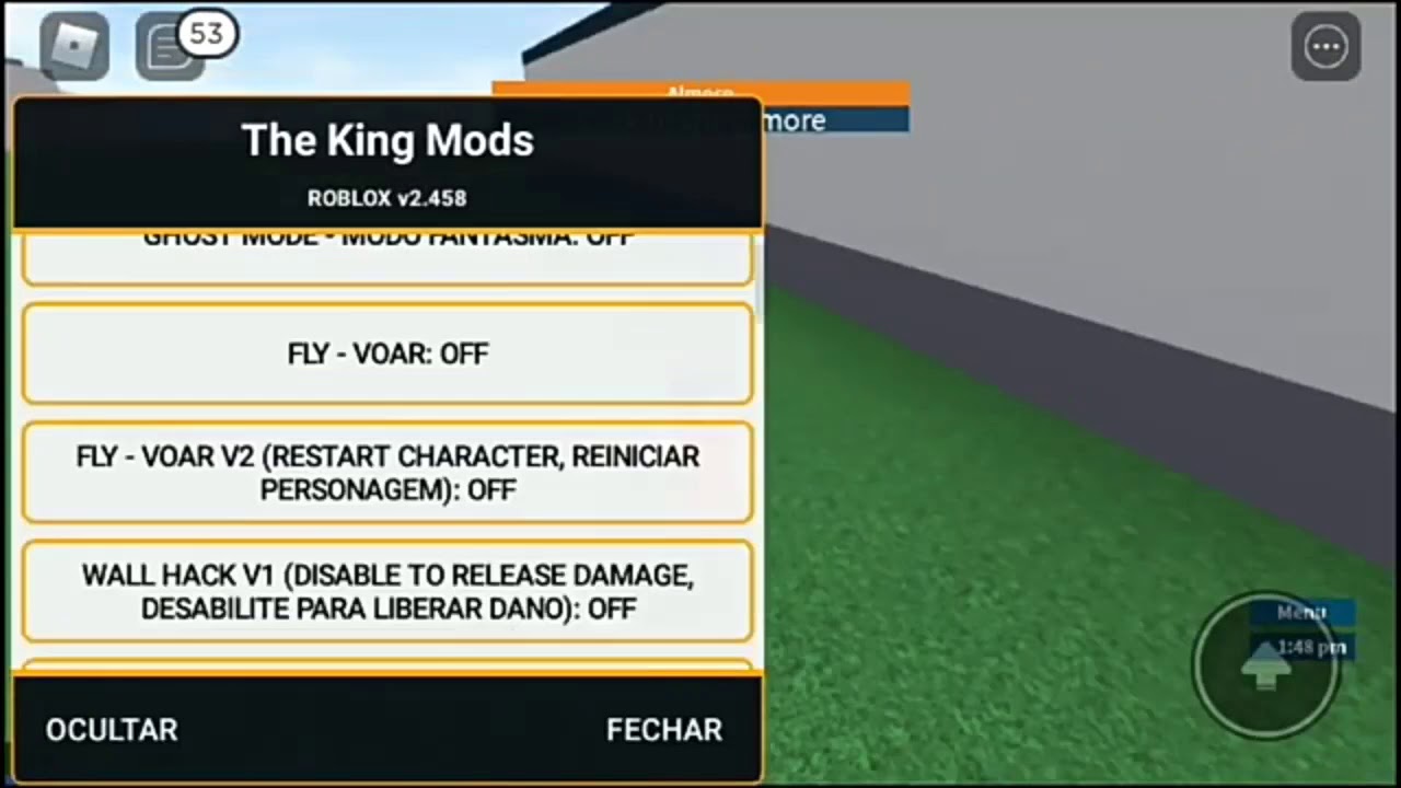 ROBLOX Mod Menu: The King Mods + Speed hack mod (WORKING) 