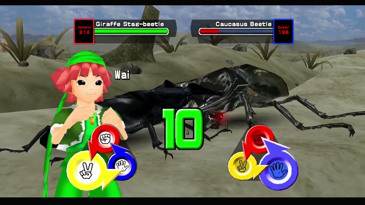 [Request] Giraffe Stag beetle Wasteland Forest [Mushiking 2006 English Version] #Mushiking #ムシキング