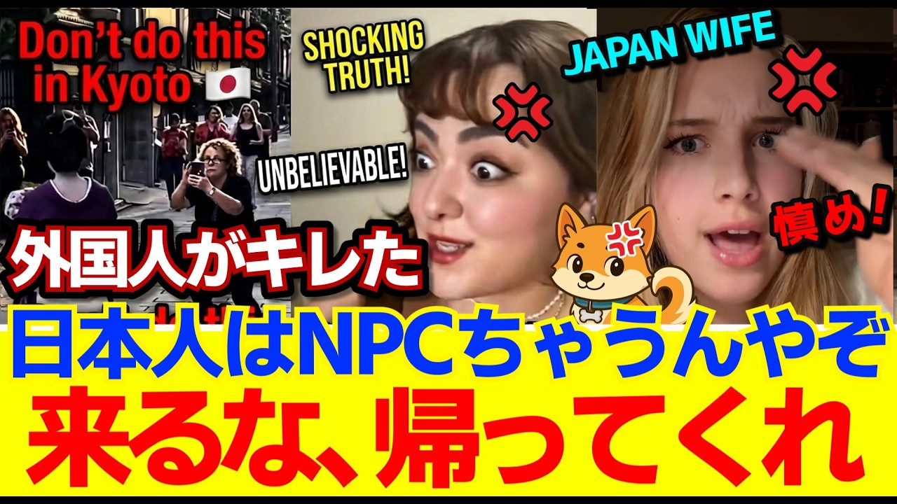 【海外の反応】外国人が激怒「日本人はNPCじゃない」迷惑観光客に限界…タクシーで起きた感動エピソード…海外が称賛