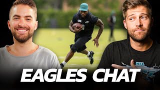 Let's talk about all the storylines coming out of Eagles OTAs!