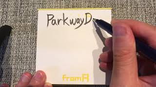 ParkWayDrive - How to write in Japanese Kanji