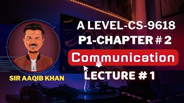 AS level Computer Science 9618 Paper 1- COMMUNICATION Lecture #1