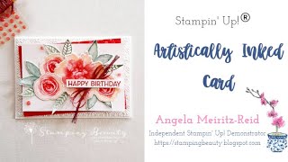 Stampin' Up! Artistically Inked Card screenshot 1