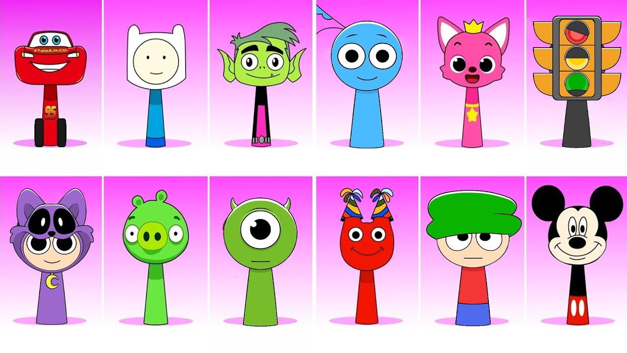 Sprunki OC ALL Phases- Compilation Incredibox Complete Sprunki Cosmo vs Ti Ti Ti Ti Ti Ti Sahur