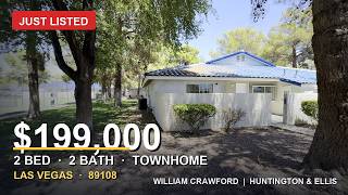 Inside a $199K Las Vegas Townhome 🏡 Full Walkthrough | Northwest 89108