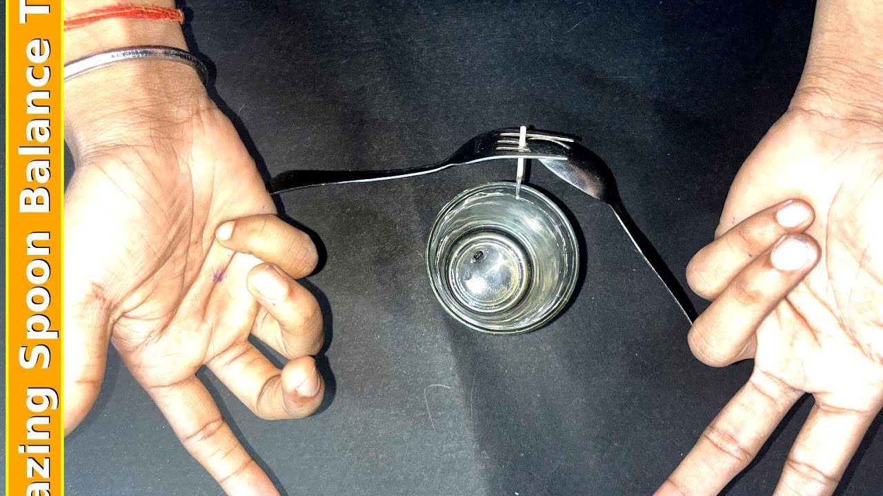 Balance Using Spoon यह देखिए सलाई के तिनके से अदभुत जादू 😱 / amazing spoon balance trick # ...