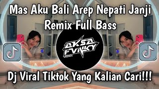 Download Lagu DJ DEMI KOWE FULL BASS - MAS AKU BALI AREP NEPATI JANJI FULL SONG VIRAL TIKTOK TERBARU🔥🔥 MP3