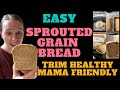 Sprouted whole grain bread  no kneading required