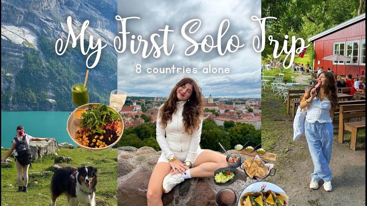 ALONE IN 8 COUNTRIES?! ✈️🌍 | My first solo trip abroad EVER🙊 Part 1: Lithuania🇱🇹