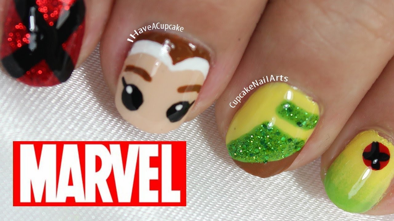 2. "Step-by-Step Marvel Nail Art Tutorial" - wide 10