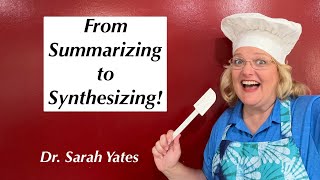From Summarizing to Synthesizing! @LearningOnTheJourney ￼