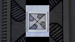 Day 47 Doodle Art Tutorial #doodlewithayesha #art #zentangle #drawing #doodle #short