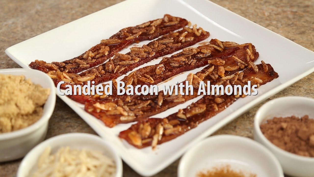 Cloverdale Candied Bacon with Almonds Recipe YouTube